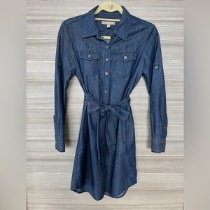 Banana Republic Women’s Blue Denim Shirt Dress 00P